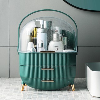 Hộp đựng mỹ phẩm, phòng ngủ, chống nước, co nắp chống bụi bẩn tiện lợi mang theo