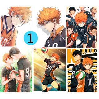 Bộ 6 áp phích - poster anime Haikyuu!! Vua Boáng chuyền ,A4,A5