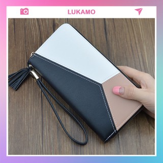 Ví nữ nhiều ngăn dáng dài cầm tay thời trang cao cấp đẹp giá rẻ LUKAMO VD63