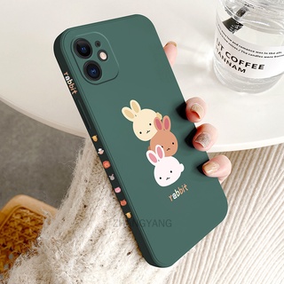 ốp lưng iPhone 11 iPhone 11 pro iPhone 11 pro max Ốp Điện Thoại TPU Silicone Hình Ba Chú Thỏ Đáng Yêu Kèm Dây Đeo Cho iPhone 11 iPhone 11 pro iPhone 11 pro max