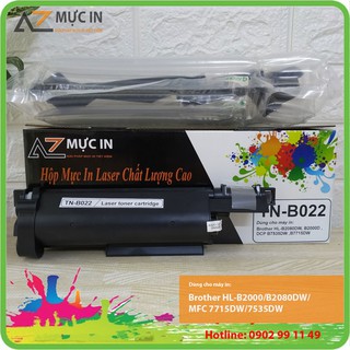 Hộp mực Brother TN B022 cho máy in Brother HL-B2000D, HL-B2080DW, DCP-B7535DW, MFC-B7715DW nhập khẩu giá rẻ