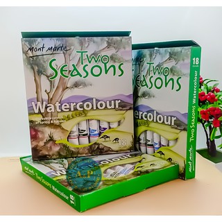 [Lộc'sArtStore] Màu nước Mont Marte Two Season bộ 12ml x 18 màu