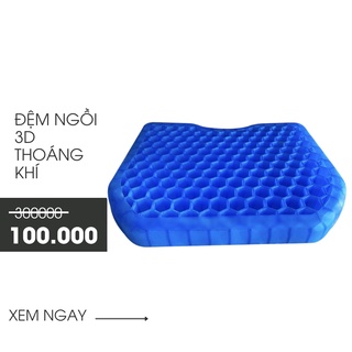 Đệm Ngồi 3D Thoáng Khí Thoáng Khí Tuần Hoàn Cho Người Ngồi Lâu - Chống Mỏi Lưng