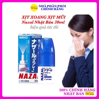 Xịt mũi xoang Nazal Nhật Bản 30ml chính hãng hiệu quả tức thì