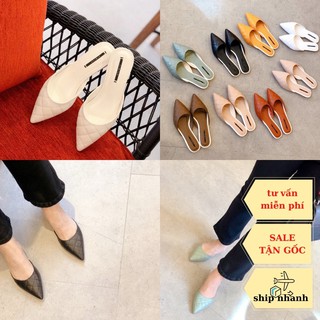 Dép Sục nhọn vân chỉ   FLASH SALE  - THENYSMILE - NANA