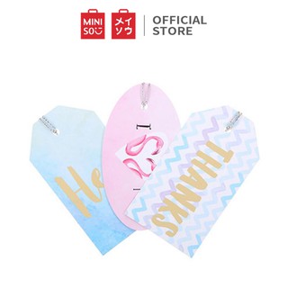 [Mã LIFECPMALL giảm 12% đơn 250K] Thẻ chúc mừng Miniso Greeting Gift Tag (12 cái) - Hàng chính hãng