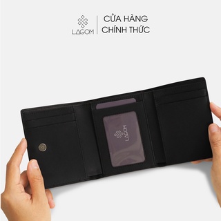 Ví nam nữ Da thật LAGOM - Season Trifold Wallet - gập ba