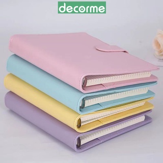 Decorme Bìa sổ da A5, A6 CHƯA KÈM GIẤY bìa còng trơn planner phụ kiện văn phòng phẩm