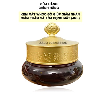 [Hiếm] Lọ kem mắt giảm nhăn, thâm và tan bọng mắt whoo đỏ eye cream 4ml.