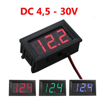 Vôn kế led 0.56, Đồng Hồ Led Báo vôn DC, Đo Điện Áp Một Chiều  inch Volmeter  Báo điện áp DC đo áp acquy 12V  báo nguồn