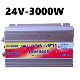 Bộ đổi điện 3000W 24V sang 220V chống ngược cực - SUA-3000BF