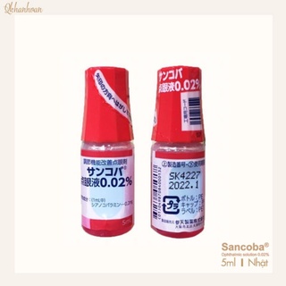 Nhỏ Mắt Sancoba Nhật Bản Tách Lẻ 1 Chai 5ml