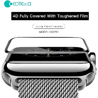 MIẾNG DÁN CƯỜNG LỰC APPLE WATCH SERI 1 2 3 COTEETCI 4D 38MM VÀ 42MM CHÍNH HÃNG [NEW SALEOFF]