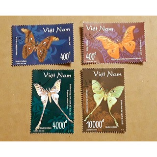 Tem sưu tập MS 785 Tem CTO Việt Nam Bướm đêm 1998 ( 4 tem )