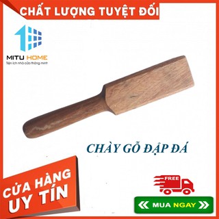Chày gỗ đập hành tỏi đá rất tiện ích - MITUHOME - dài 30cm tay cầm chắc chắn - Bảo hành 12 tháng