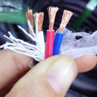 5 mét Dây loa 4 ruột phi 2.5 đồng nguyên chất 100%