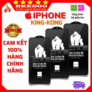 Kính cường lực KingKong cho iPhone xs max/ 11 pro max/ 12 pro max/ 13 pro max/ 7 8 plus/ x/ xr - Full màn hình 3D