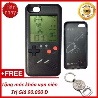 Ốp Lưng cho Iphone 7 Kiêm Máy Chơi Game Game Boy + tặng Móc Khóa Vạn Niên