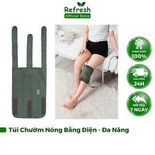 Túi Chườm Nóng Thảo Dược Dùng Điện REFRESH Giảm Đau Đầu Gối, Khớp Gối, Giúp Giãn Cơ, Tăng Tuần Hoàn Máu