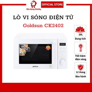 Lò vi sóng điện tử Goldsun CK2402 dung tích 20 lít, Bảo hành 12 tháng, Lò vi sóng đa năng, tiết kiệm điện