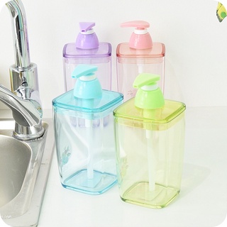 Lọ Đựng Dầu Gội / Sữa Tắm 420ml Trong Suốt Đa Năng Thiết Kế Đơn Giản Tiện Dụng