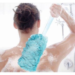Cây cọ lưng kèm bông tắm siêu tiện lợi