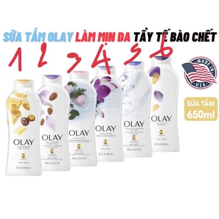 Sữa tắm Olay 650ml Mỹ ( Quý khách chọn màu theo số rồi ghi chú giúp shop nhé)