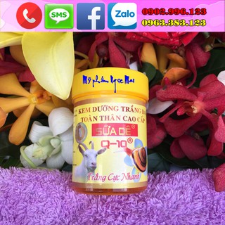 Kem dưỡng trắng da Body cao cấp Q-10 Sữa Dê (150g)