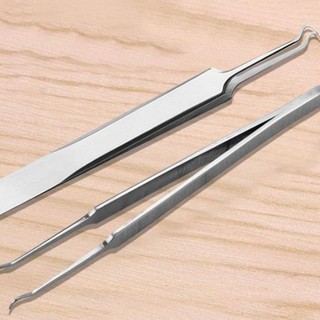 Nhíp Gắp Mụn Trứng Cá Thép Không Gỉ