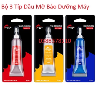 Bộ 3 Típ Dầu Mỡ Bảo Dưỡng Máy Câu Cá