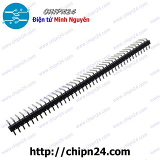 [4 CÂY] Header Hàng rào Đực Đơn Cong 40p 2.54MM