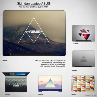 Skin dán Laptop Asus in hình Đa giác _nhiều mẫu 2 (inbox mã máy cho Shop)