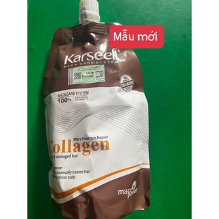 hấp dầu ,ư tóc siêu mềm mượt phục hồi hư tổn tóc hư tóc nát   karseel dạng bịch 500ml  mẫu mới (hàng chính hãng)