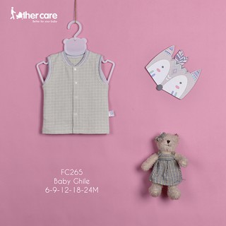 Áo Ghi lê Sơ Sinh Fathercare Nỉ Kẻ Caro FC265