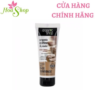 Tẩy tế bào chết mặt Organic Shop Cà Phê 75ml (dạng tuýp)
