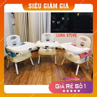 Ghế ăn dặm cho bé gấp gọn, ghế tập ăn cho bé 2 trong 1 kèm chân sắt