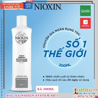 NIOXIN 1 | Dầu xả ngăn rụng tóc Nioxin số 1 - 300ml