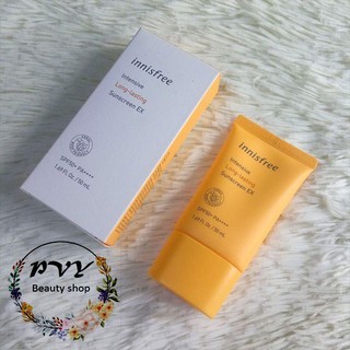 Kem Chống Nắng Lâu Trôi Innisfree Intensive Long Lasting Sunscreen EX SPF 50+ PA++++ (50 ml) #Pvy Beauty