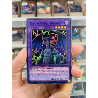 Thẻ Bài Lẻ YugiOh! Mã DLCS-EN055 - Doom Virus Dragon - Ultra Rare (Blue) - 1st Edition