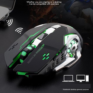 [HUYỀN THOẠI] Chuột không dây chuyên game pin sạc EWEADN M500 Led 7 màu