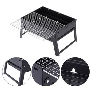Bếp nướng than hoa vuông Hàng Mới bếp nướng vỉ sắt , thay than vỉ nướng dễ dàng