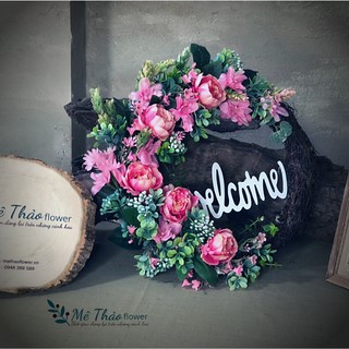 (Giá Tại Xưởng) Vòng Nguyệt Quế Treo Cửa Trang Trí Nhà Cửa, Decor Phòng Khách, Shop, Studio của Mê Thảo Flower