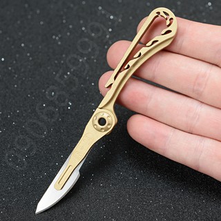 Dao đồng khắc trổ nghệ thuật EDC sử dụng lưỡi số 23