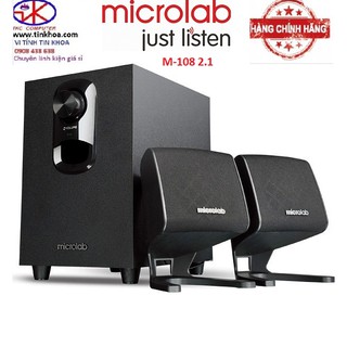 [Mã 252ELSALE hoàn 7% đơn 300K] CHÍNH HÃNGLOA MICROLAB M108 2.1 CHÍNH HÃNG PHÂN PHỐI