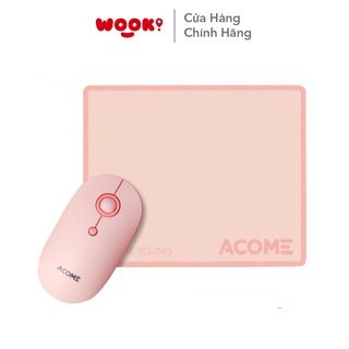 COMBO Chuột Không Dây ACOME AM300 Và Miếng Lót Chuột ACOME AMP01 Hàng Chính Hãng Bảo Hành 12 Tháng 1 Đổi 1