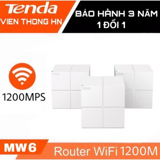 Tenda Hệ thống Wifi Nova Mesh MW6 gia đình AC 1200Mbps - bộ phát sóng kích sóng nối sóng khuếch đại wifi xuyên tường
