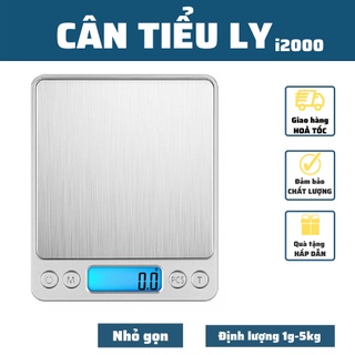 Cân Tiểu Ly mini điện tử định lượng 0.1g - 3kg độ chính xác cao Làm Bánh Cân tiểu li nhà bếp nhỏ gọn tiện lợi
