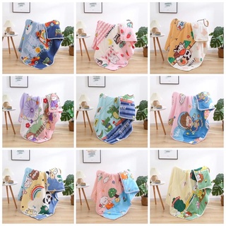 [MẪU MỚI] Mền Chăn Đũi Cotton 2 Mặt Đắp Hè Thu Điều Hoà Cho Bé Mẫu Mới Nhất 2021