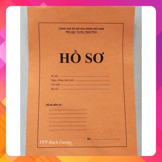 Bao Hồ Sơ A4 Vàng -100 cái/xấp