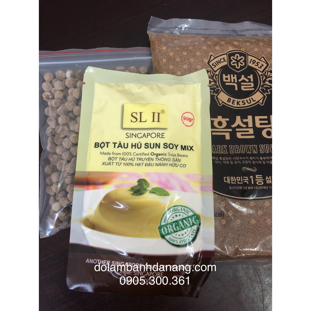 Set tàu hũ trân châu